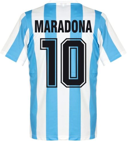 Argentina 1986 Maradona Home Retro Jersey