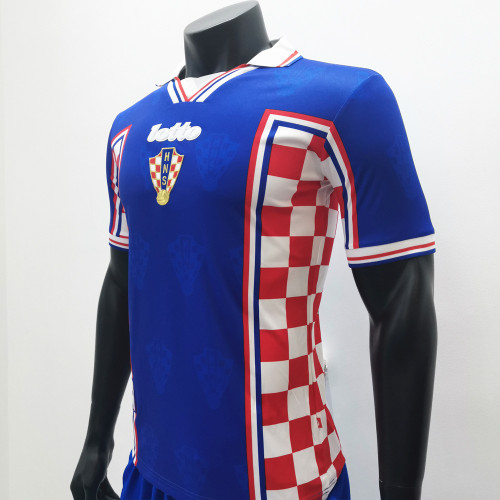 Croatia 1998 Away Retro Soccer Jerseys