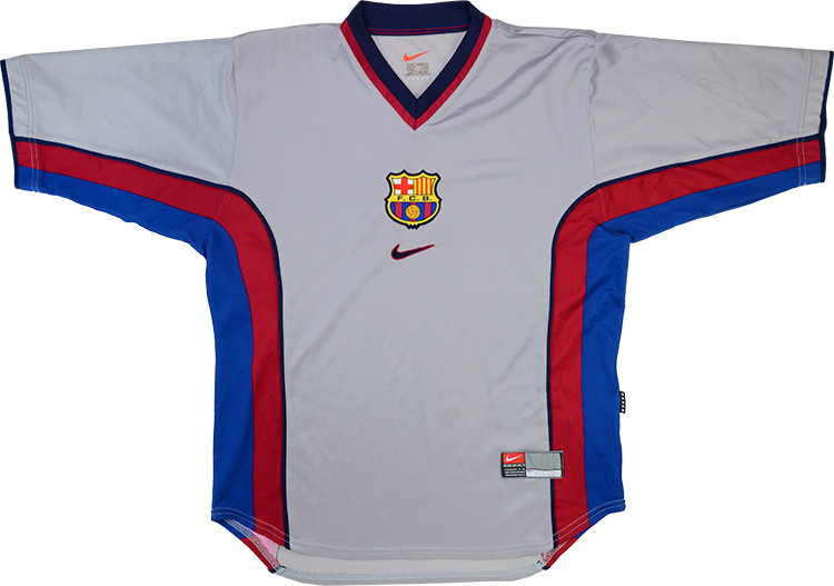 Barcelona 1998-2001 Away Retro Soccer 