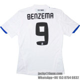 Real Madrid 2010-11 Benzema Home Retro Jersey