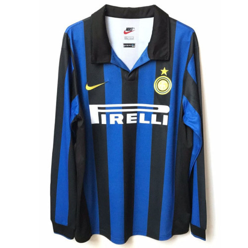 Inter Milan 1998/1999 Retro LS Home Soccer Jersey