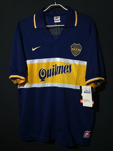 Boca Juniors 1996-97 Home Retro Soccer Jersey