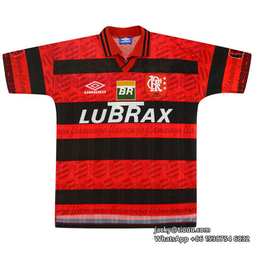 Flamengo 1995-96 Sávio Centenary Home Retro Jersey