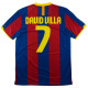Barcelona 2010-2011 Home Retro Jersey 7 David Villa