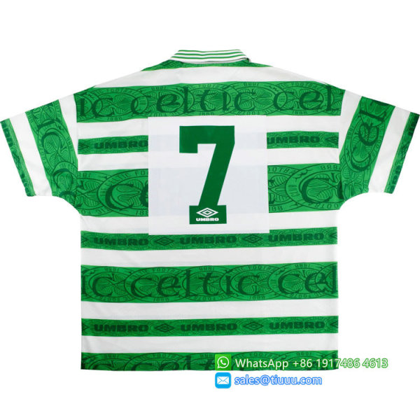 Celtic 1995-1997 Di Canio Home Retro Jersey