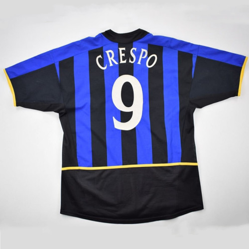 Inter Milan 2002/2003 Home Retro Jersey Crespo #9