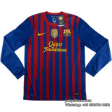Barcelona 2011-2012 Home Retro L/S Jersey