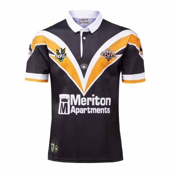 Wests Tigers 2000 Men's Retro Heritage Rugby Jersey