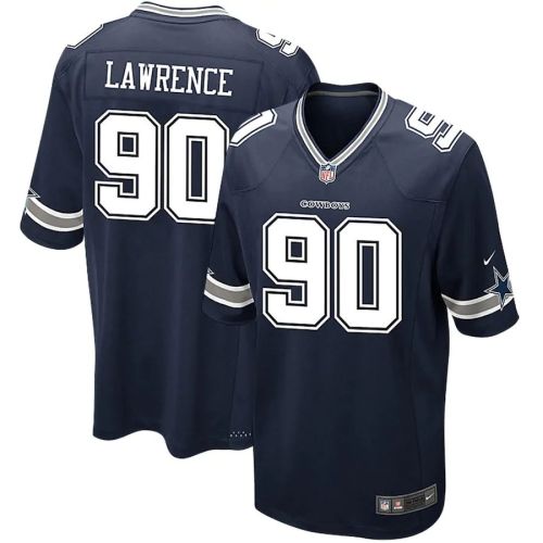 Men's Demarcus Lawrence Navy Player Limited Team Jersey