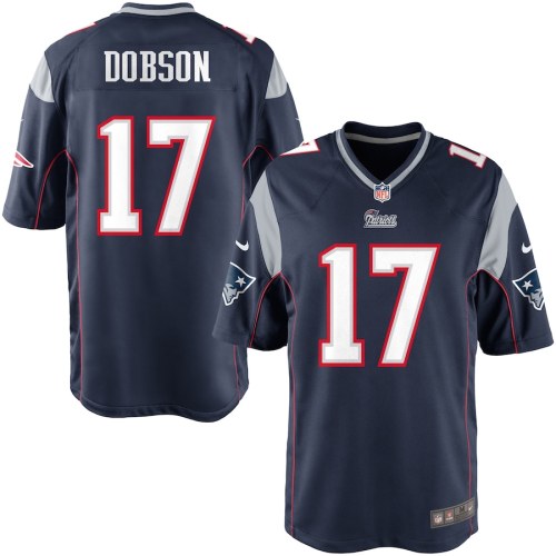 Men's Aaron Dobson Navy Blue Player Limited Team Jersey