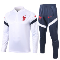France 20/21 Drill Tracksuit White B391#