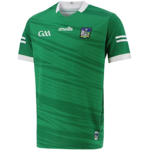 Limerick GAA 2021/22 Mens 2-Stripe Home Jersey Green