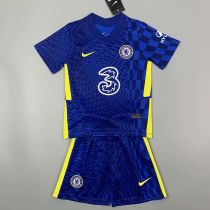 Kids Chelsea 21/22 Home Jersey and Short Kit