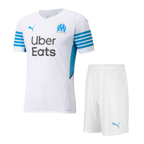Olympique Marseille 21/22 Home Jersey and Short Kit