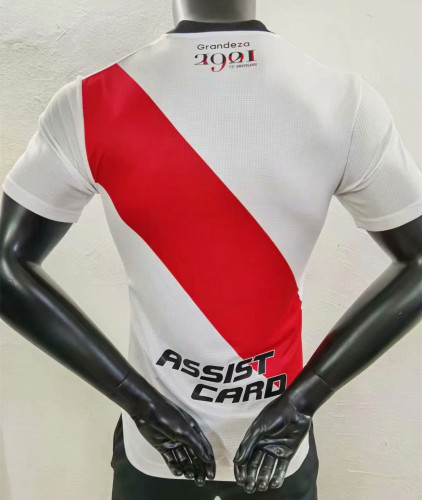 Player Version River Plate 21/22 Home Authentic Jersey - 120 Years Anniversary