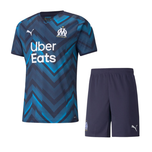 Olympique Marseille 21/22 Away Jersey and Short Kit