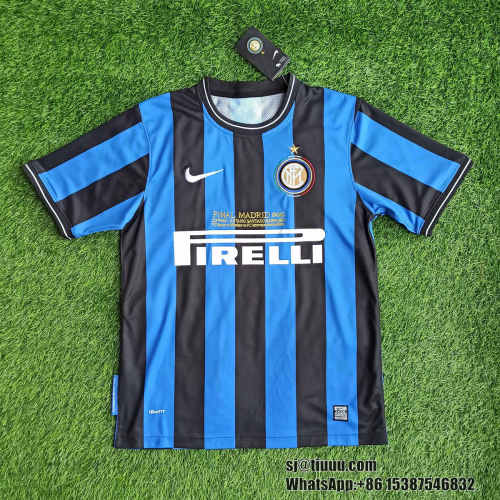 Inter Milan 2009/2010 Home Retro Soccer Jerseys