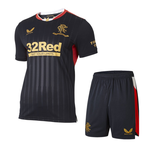 Rangers 21/22 Away150th Anniversary Jersey and Short Kit