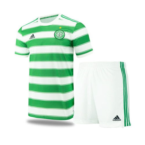 Kids Celtic 21/22 Home Jersey and Short Kit