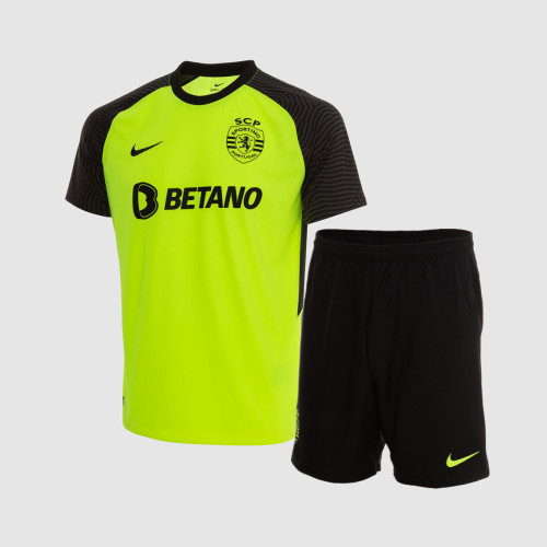 Kids Sporting CP 21/22 Away Jersey and Short Kit