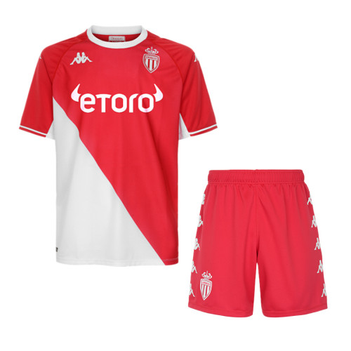 AS Monaco 21/22 Home Jersey and Short Kit