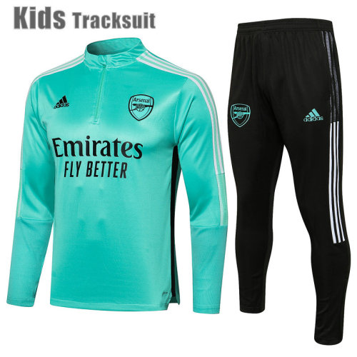 Kids ARS 21/22 Drill Tracksuit Green E547#