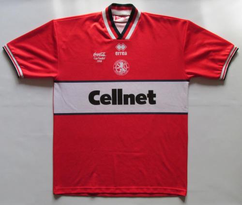 Middlesbrough 1997/1998 Home Retro Jersey