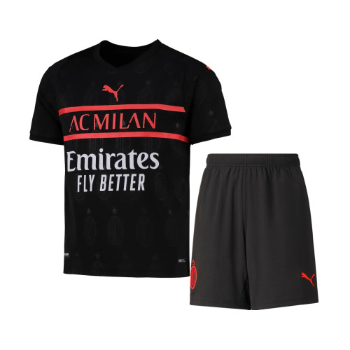 Kids AC Milan 21/22 Third Jersey and Short Kit