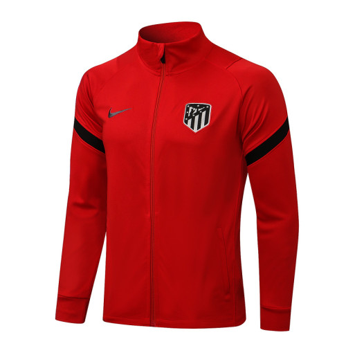 Atletico Madrid 21/22 Jacket Tracksuit Red A466#
