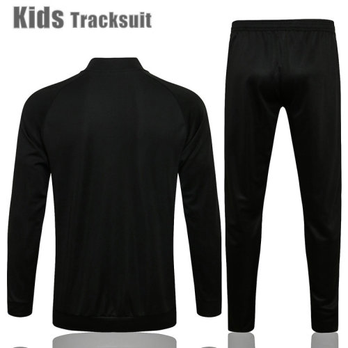 Kids Ajax 21/22 Jacket Tracksuit Black E564#