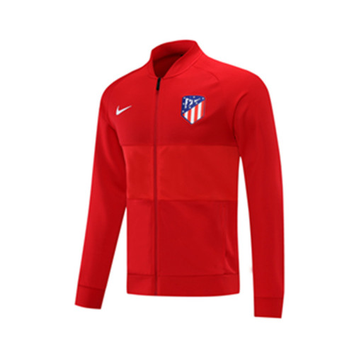 Atletico Madrid 21/22 Full-Zip Team Track Jacket Red CX29#