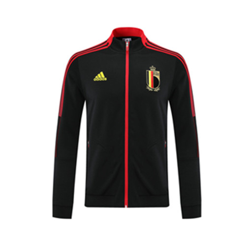 Belgium 21/22 Full-Zip Team Track Jacket Black CX28#