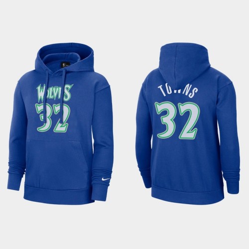 Men's Blue Karl Anthony Towns City Edition Hoodie