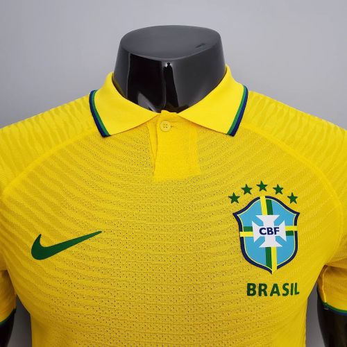 Player Version Brazil 2022 Home Authentic Jersey