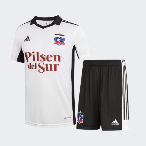 Kids Colo-Colo 2022 Home Jersey and Short Kit
