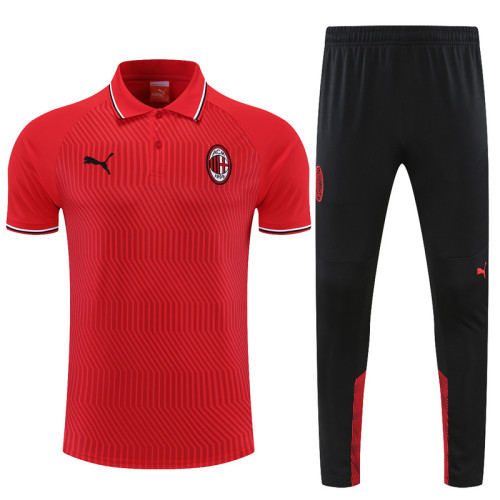 AC Milan 21/22 Pre-Match Polo Kit