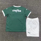 Kids Palmeiras 2022 Home Jersey and Short Kit