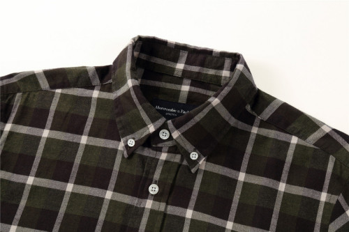 Men's Classic Long-sleeved Plaid Flannel Shirt ST201