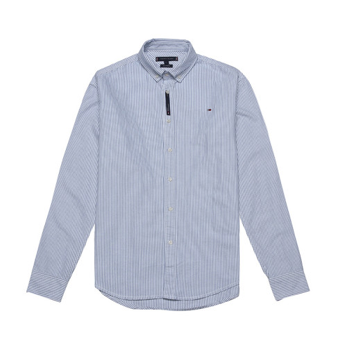 Men's Classic Long-sleeved Stripe Oxford Shirt H827-2