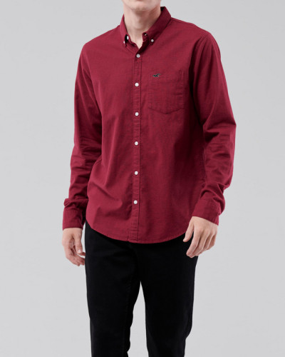 Men's Classic Long-sleeved Oxford Shirt H899-9
