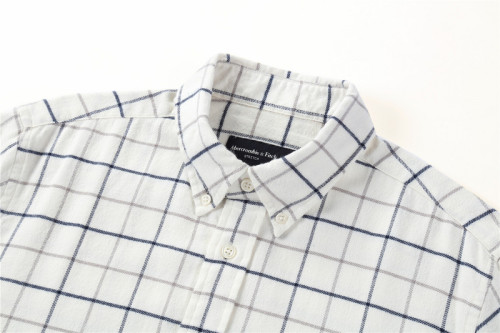 Men's Classic Long-sleeved Plaid Flannel Shirt ST206