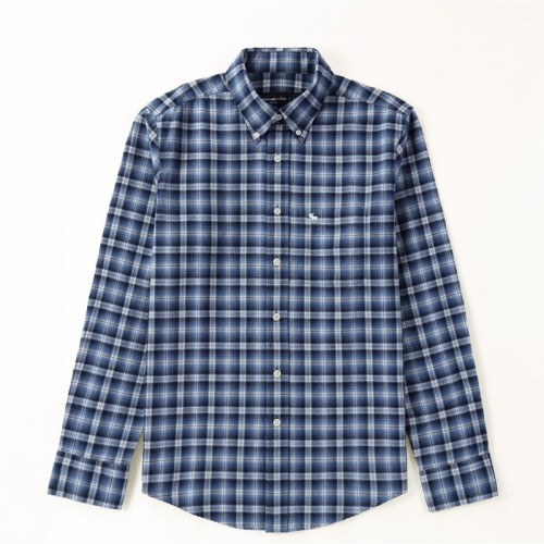 Men's Classic Long-sleeved Plaid Flannel Shirt ST207
