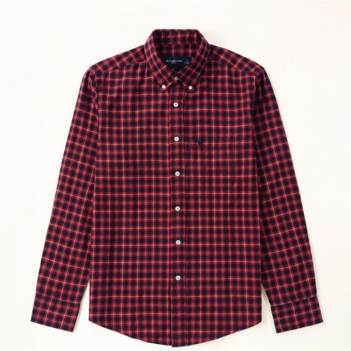 Men's Classic Long-sleeved Plaid Flannel Shirt ST202