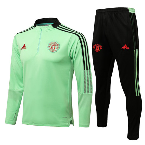 Manchester United 22/23 Half-Zip Training Top and Pants Set B532