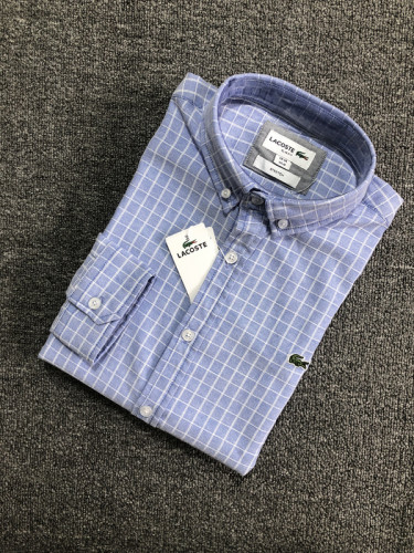 Men's Classic Long-sleeved Plaid Oxford Shirt H902-3