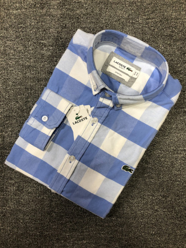 Men's Classic Long-sleeved Plaid Shirt H895-4