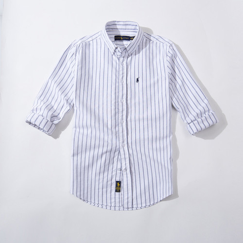 Men's Classic Long-sleeved Stripe Shirt H111