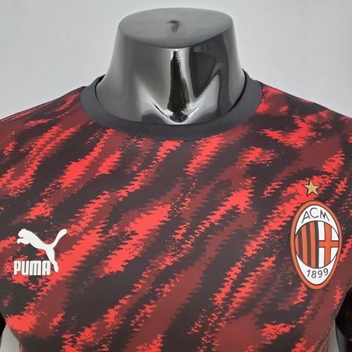 Player Version AC Milan 21/22 Pre Match Authentic Jersey
