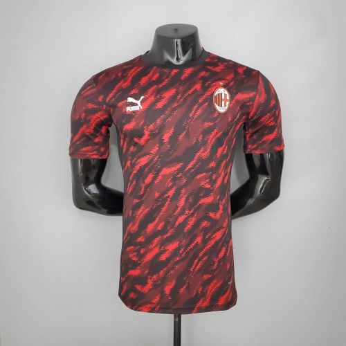Player Version AC Milan 21/22 Pre Match Authentic Jersey