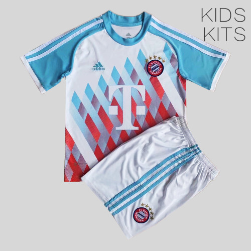 Kids Bayern Munich 22/23 Concept Jersey and Short Kit